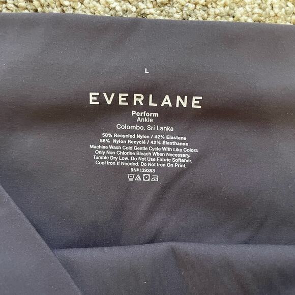 Everlane Perform Leggings Regular Length Grey Purple Size Large - Picture 3 of 6